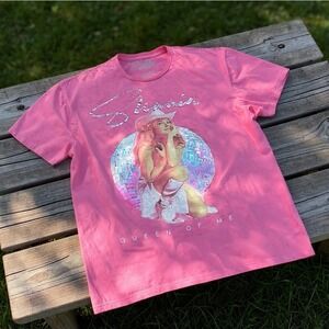 Shania Twain Queen of Me Disco Ball T Shirt Official 2023 Tour Merchandise XL